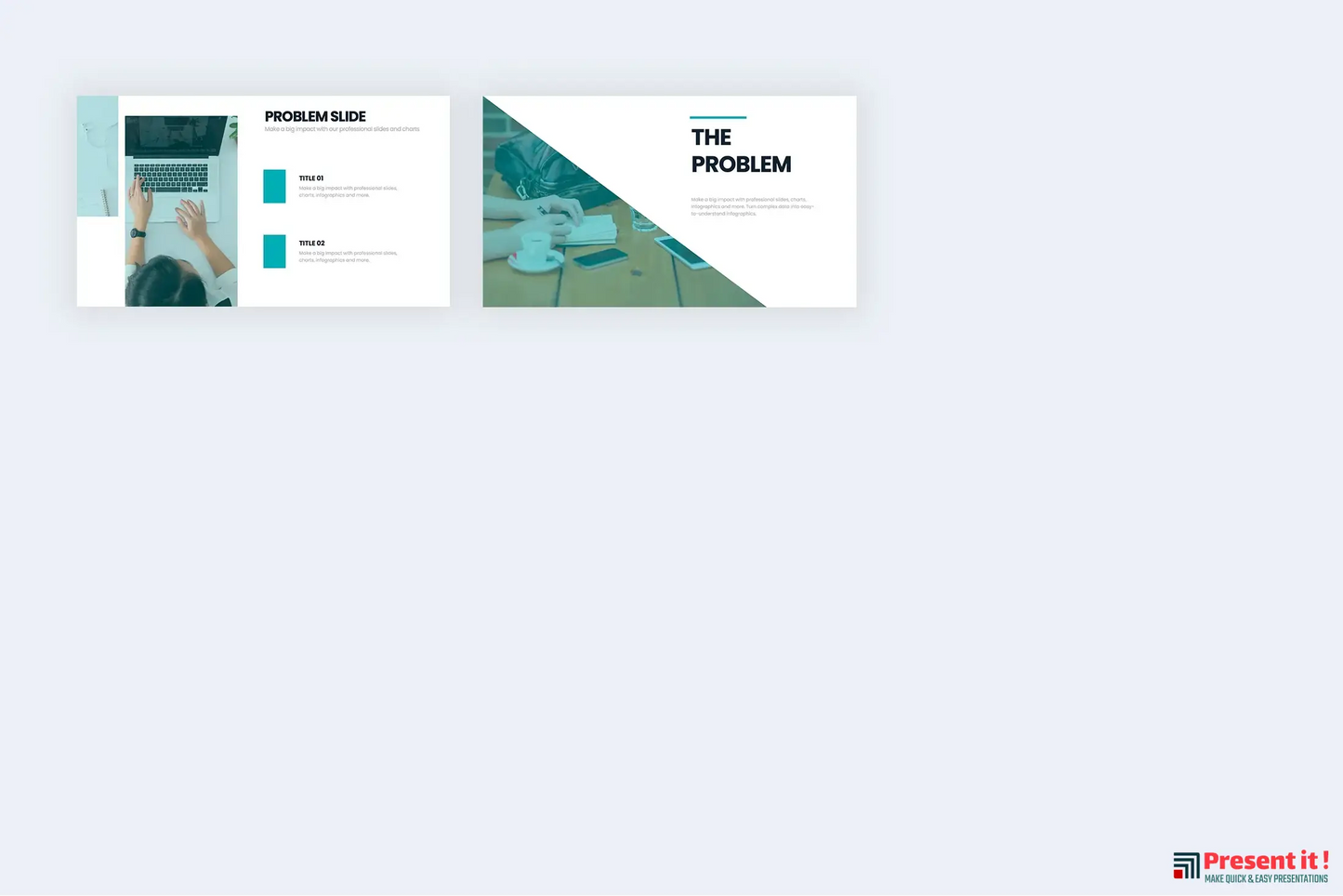 Problem Slides for PowerPoint, Keynote and Google Slides