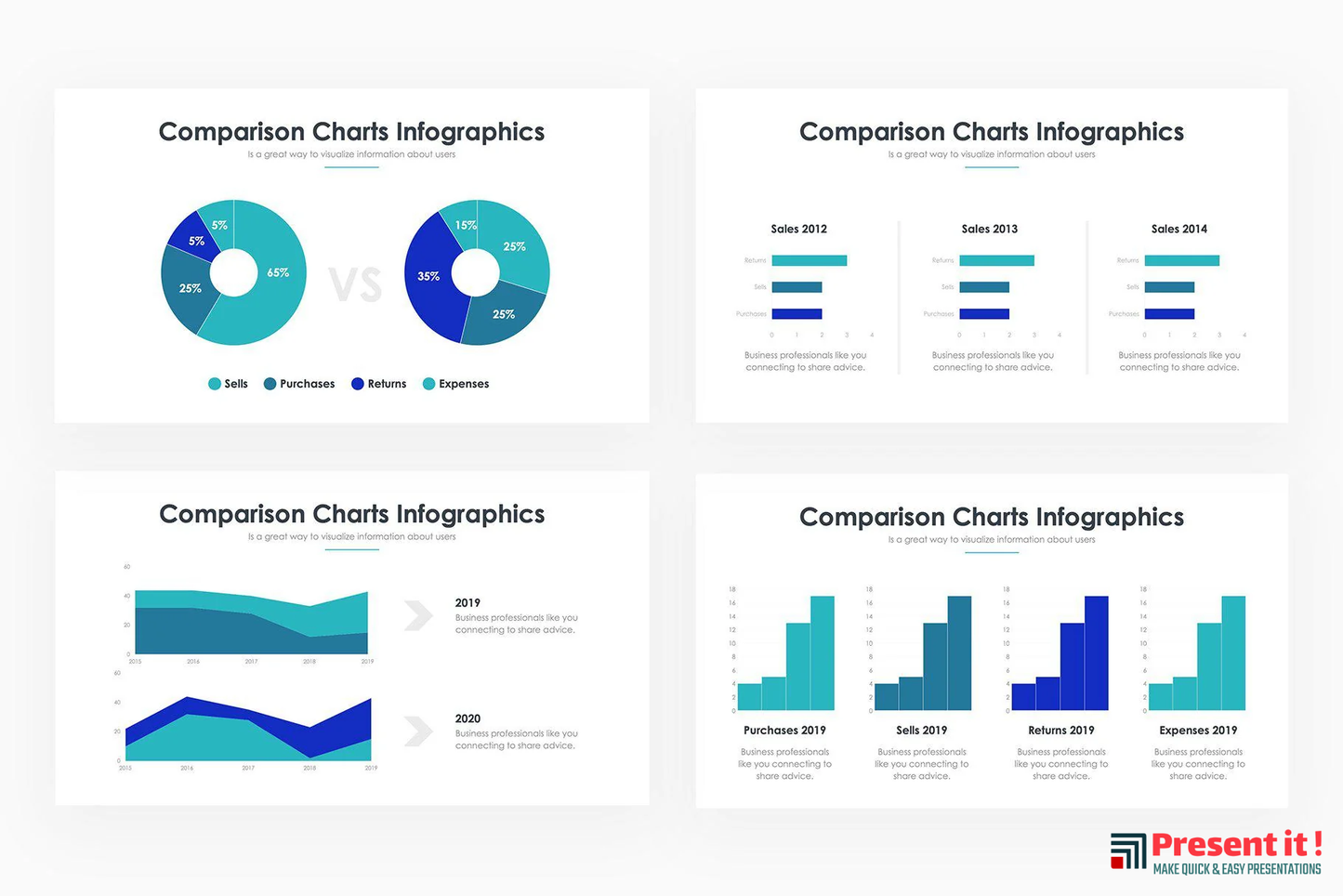 Comparison Charts PowerPoint Template