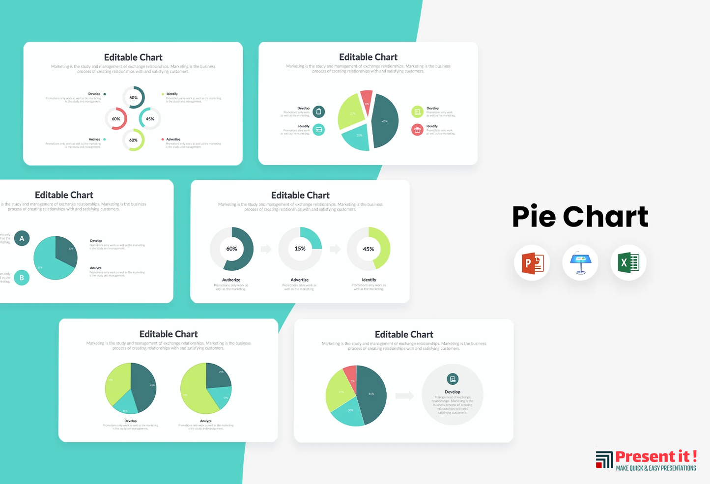 Pie Charts Infographics