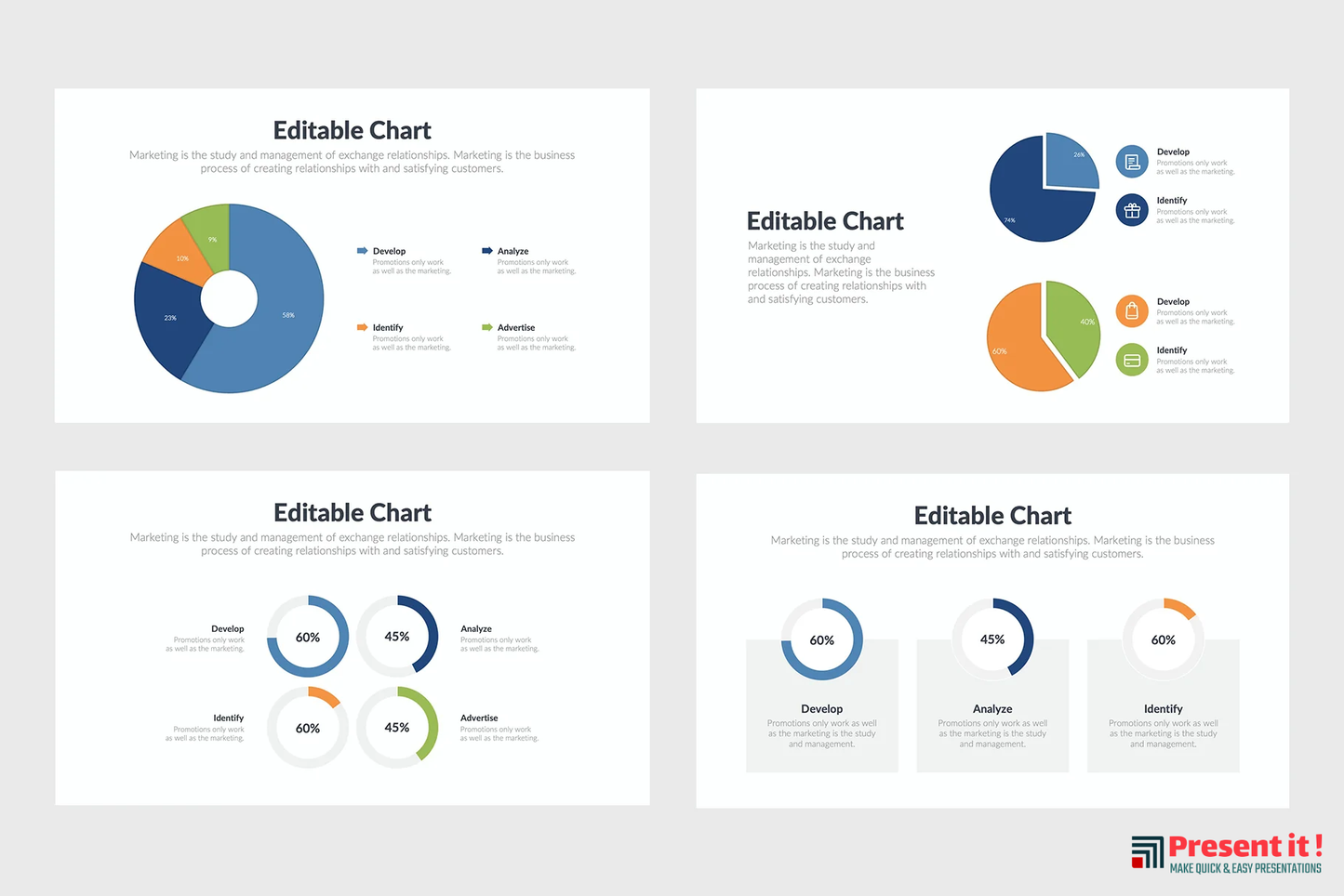 Pie Charts Infographics