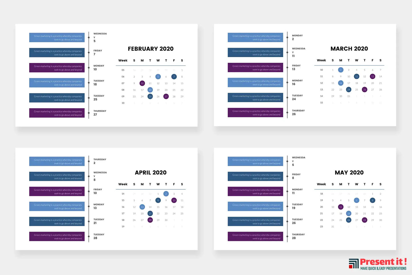 Calendar 2020 Slides
