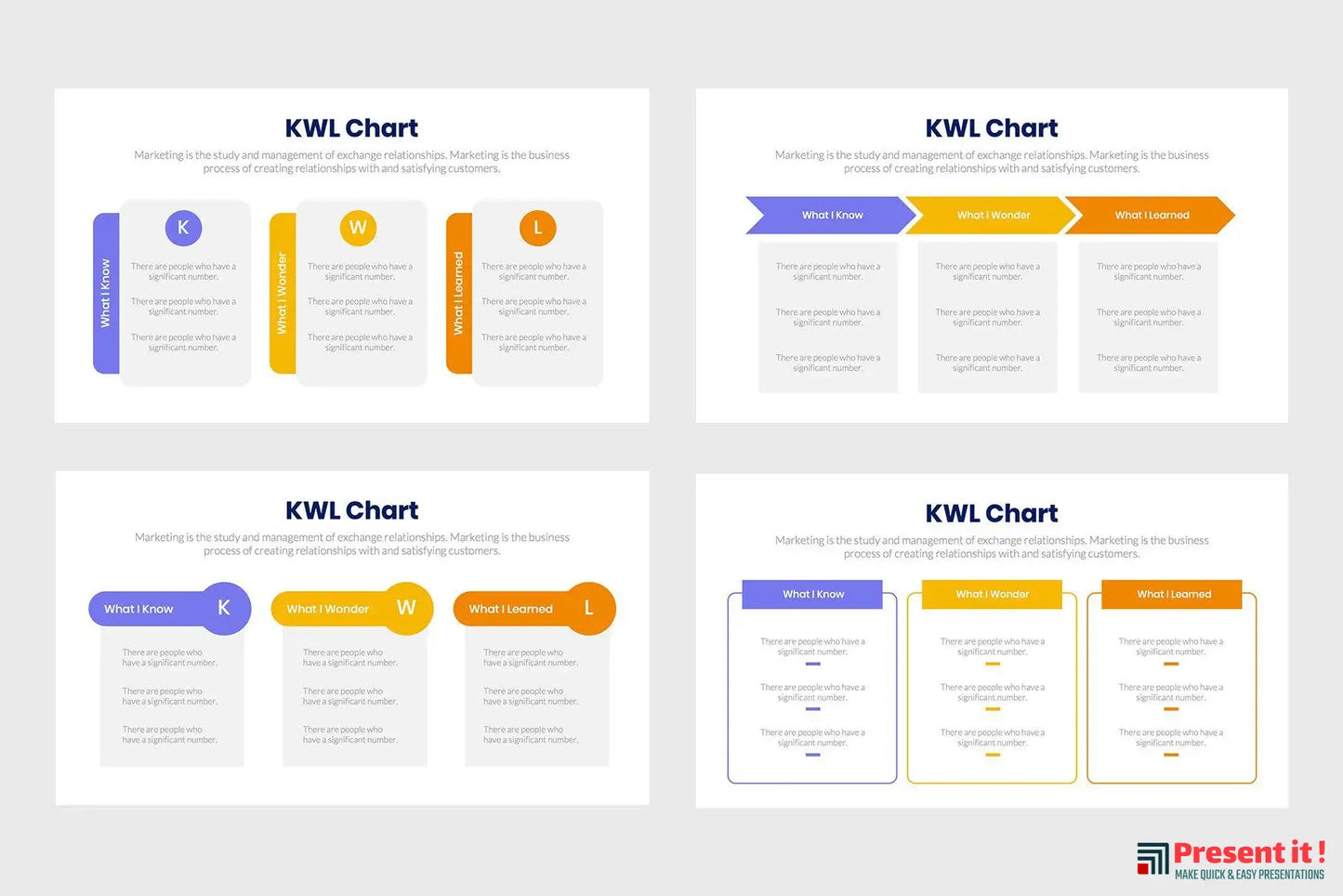 KWL Chart Infographics