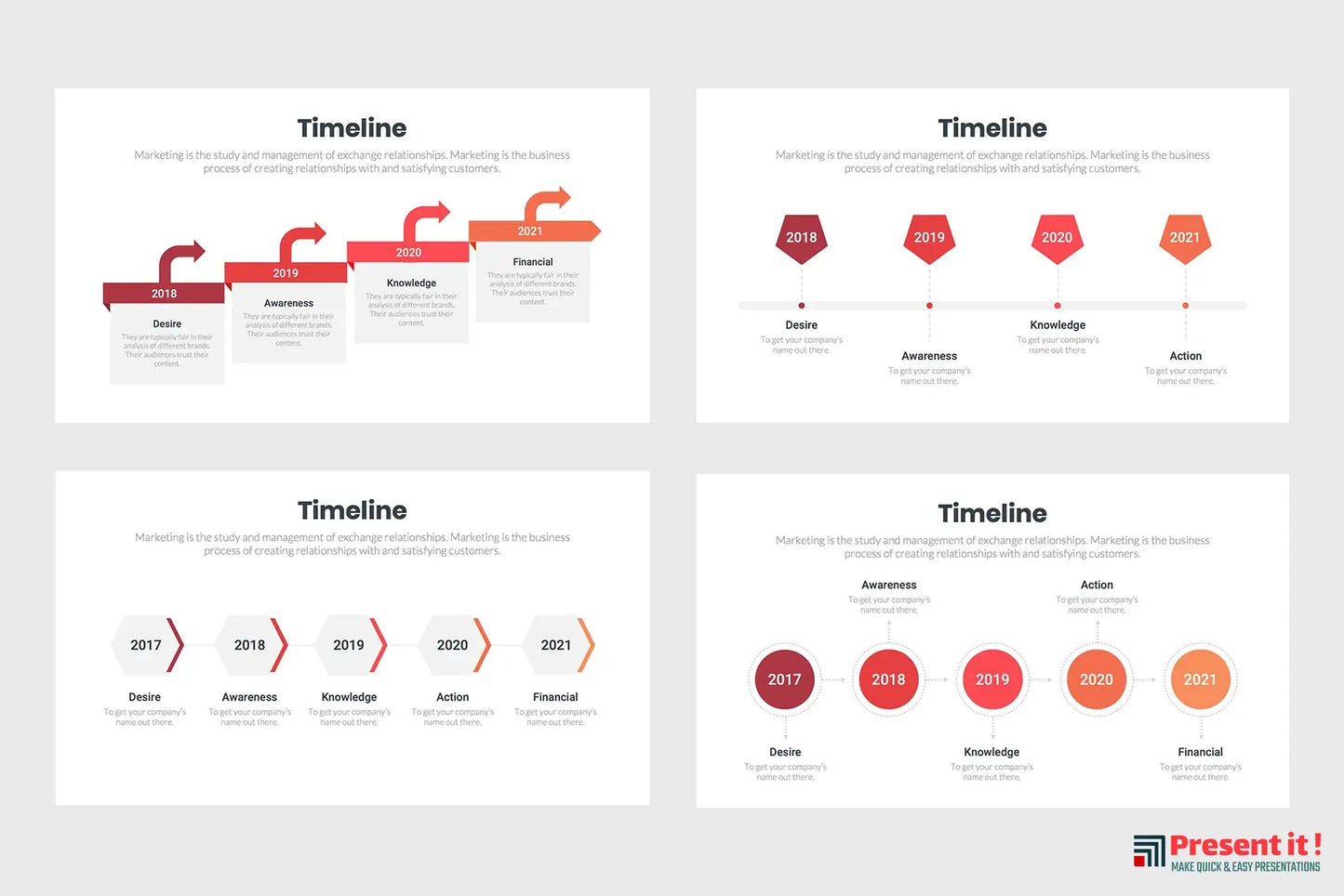 Timeline Infographics Template