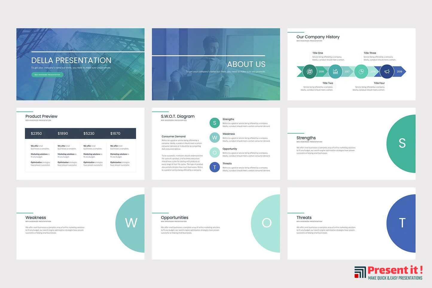 Della Business Google Slides