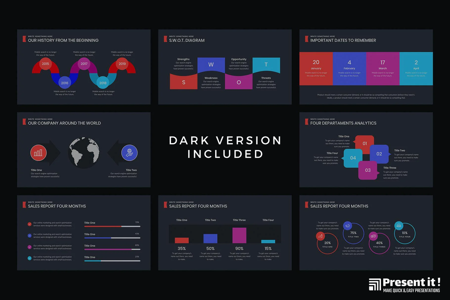 Averia Marketing Pitch PowerPoint Template