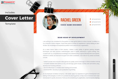 Ava Resume + Cover Letter Template