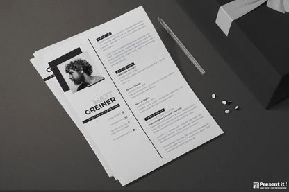 Lean Resume + Cover Letter Template