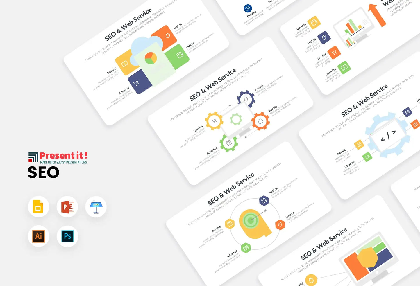 SEO And Web Service Infographics