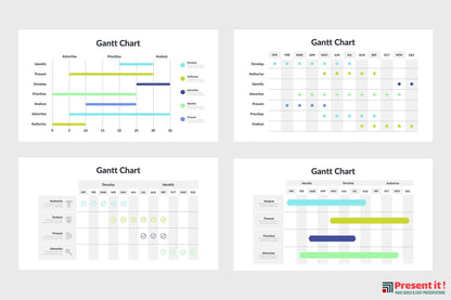 Gantt Chart Infographics