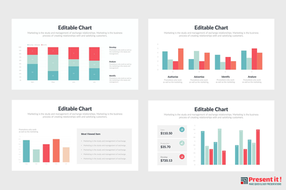 Vertical Charts Infographics
