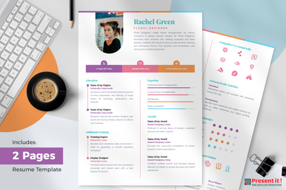 Zoe Resume + Cover Letter Template