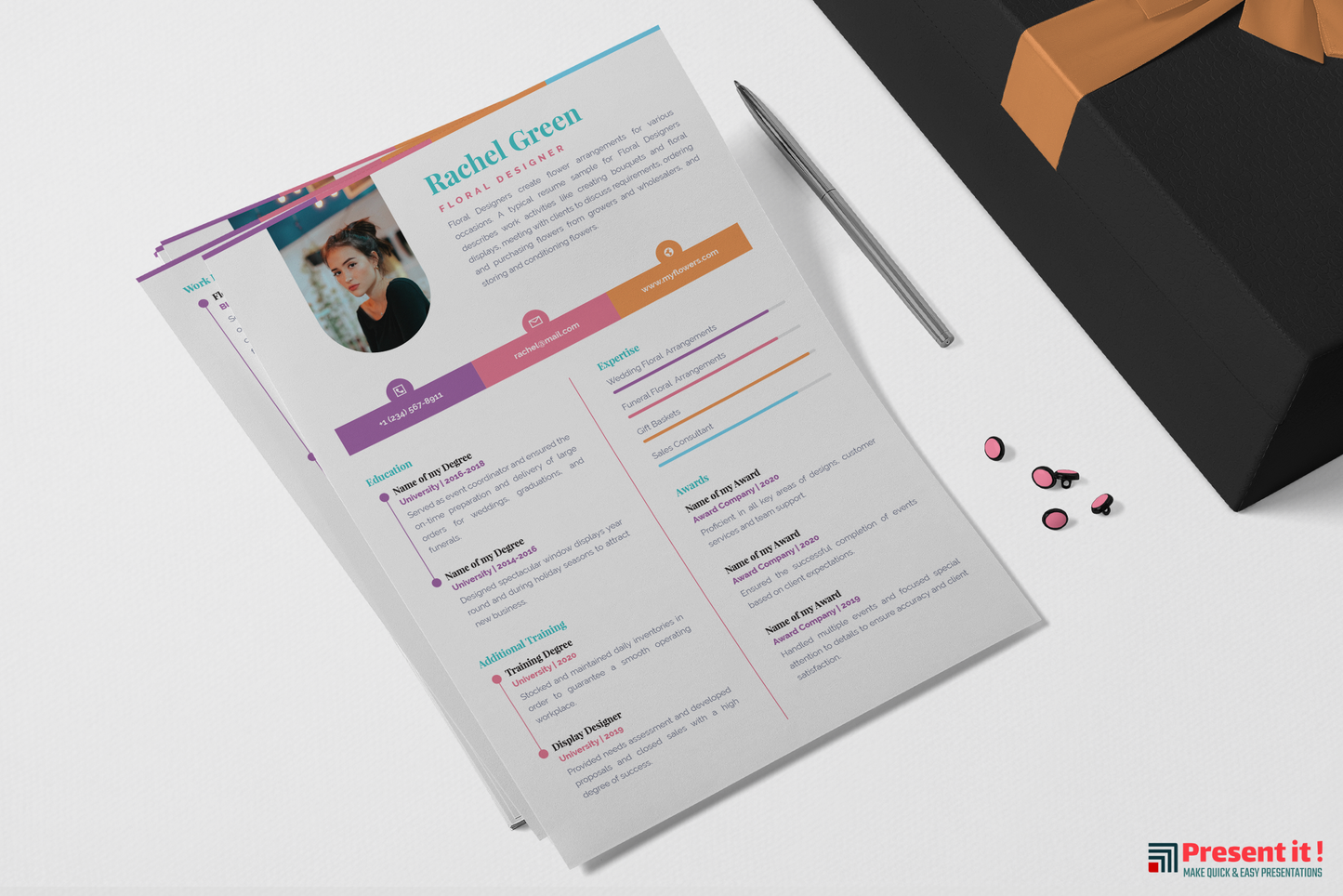 Zoe Resume + Cover Letter Template