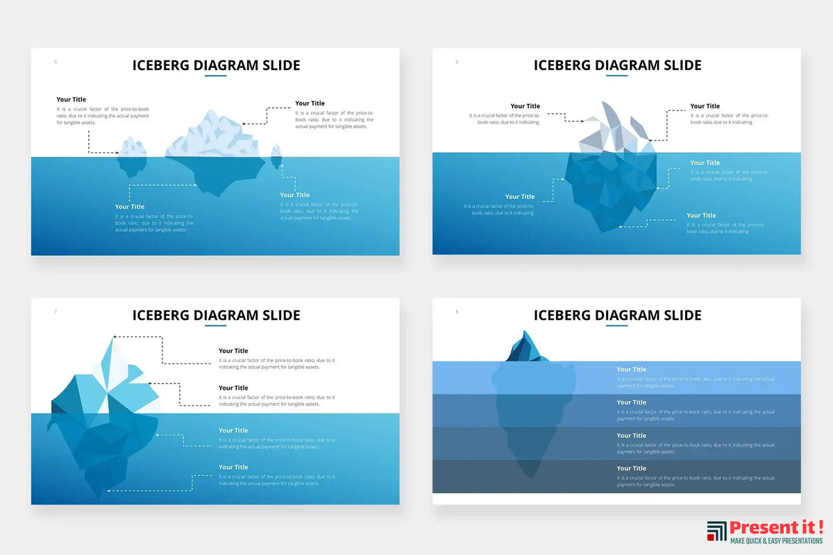 Iceberg Template.pdf Iceberg Diagram Infographics Templates For $4.99 – Presentit.io