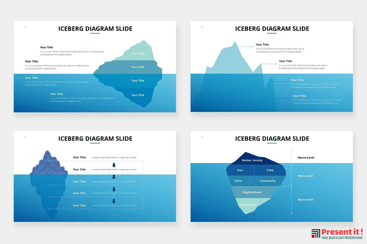 Iceberg Template.pdf Iceberg Diagram Infographics Templates For $4.99 – Presentit.io