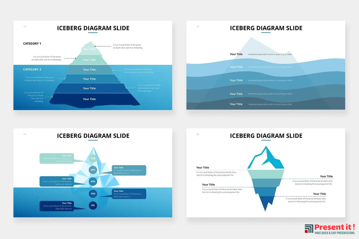 Iceberg Template.pdf Iceberg Diagram Infographics Templates For $4.99 – Presentit.io