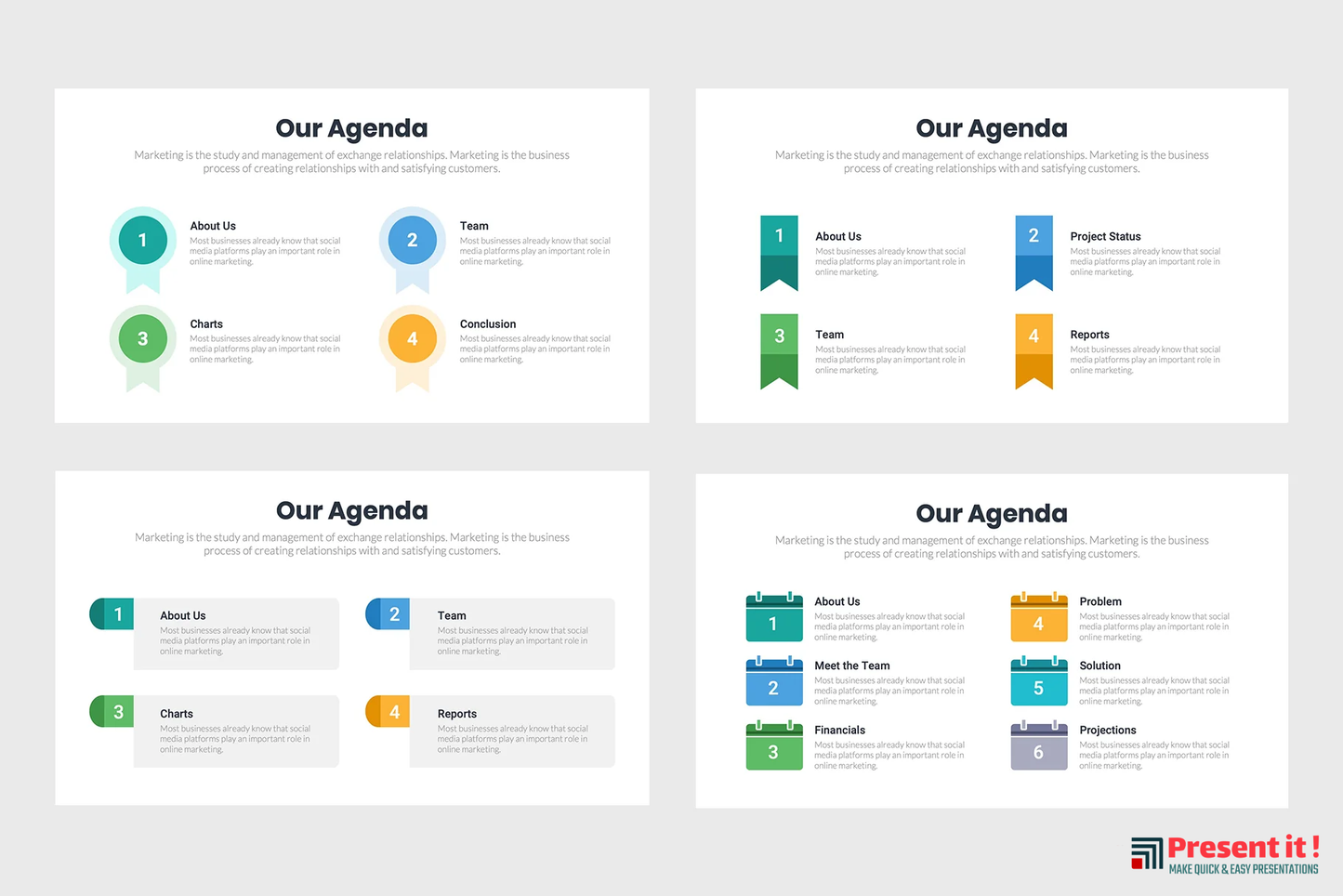 Agenda Infographics