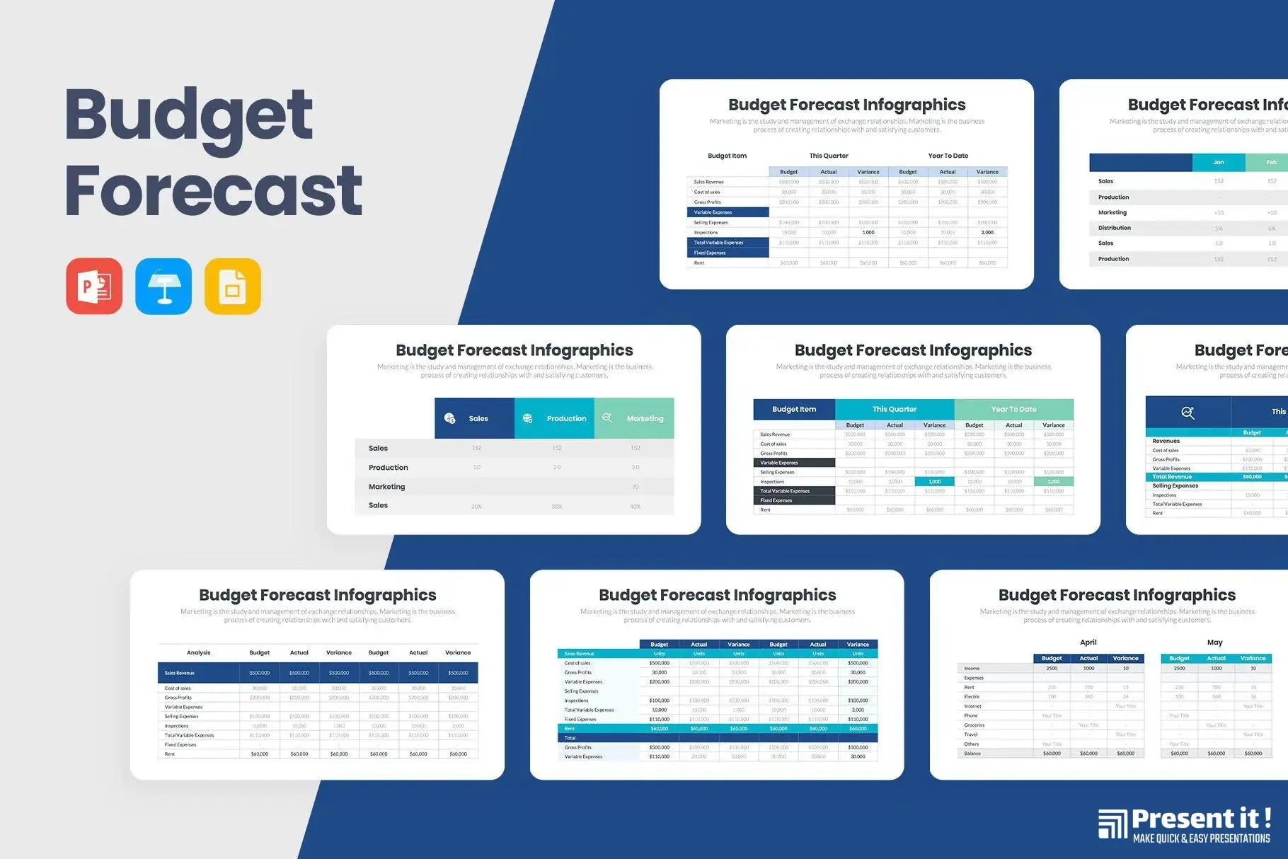Forecasting Budget Example Budget Forecasting Infographic Template For $4.99 – Presentit.io
