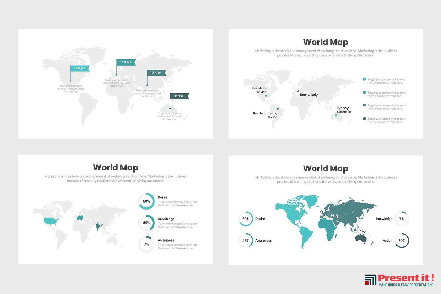 World Map Infographics