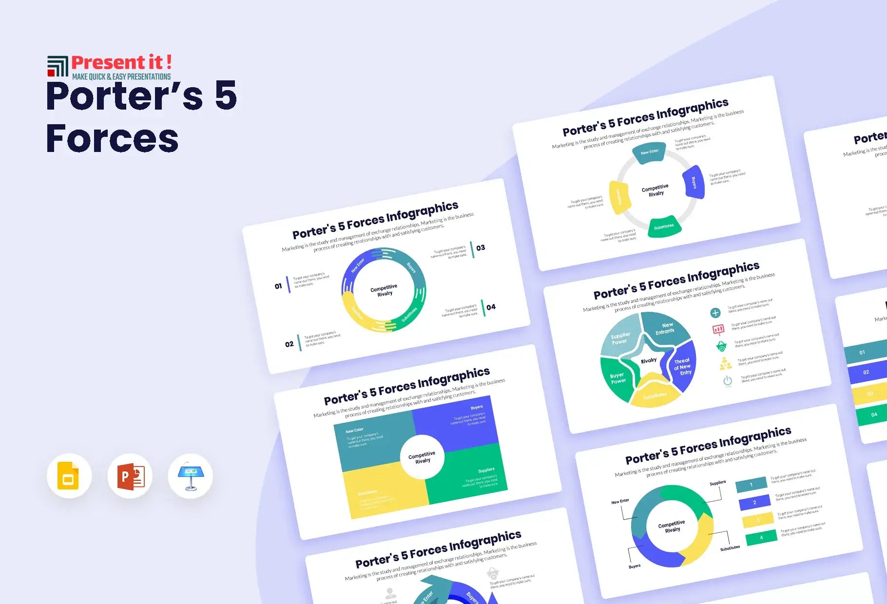 Force Infographic Example Porters 5 Forces Infographics Templates For $4.99 – Presentit.io
