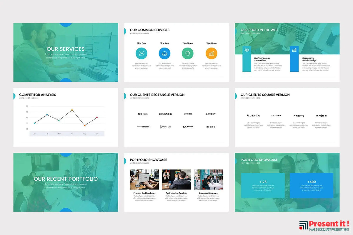 One Page Powerpoint Layout Simple Example ONE Pager PowerPoint Template For $4.99 – Presentit.io