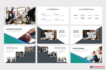 Fenix Marketing Pitch PowerPoint Template